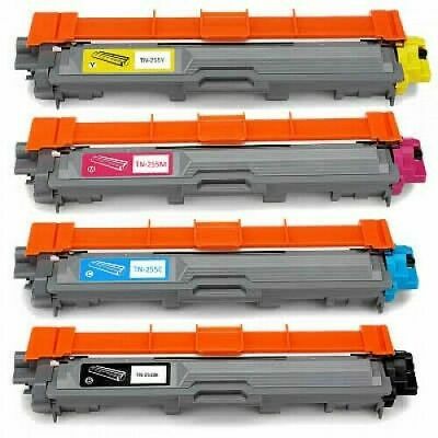 5x Toner TN251 TN255 for Brother HL3150CDN HL3170CDW MFC9330CDW MFC9335CDW