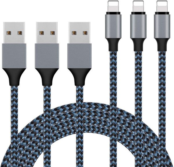 [5 Pack] USB Charging Cable Data FOR Apple Charger iPhone 12 11 Pro X 8 6s 6 XS Max