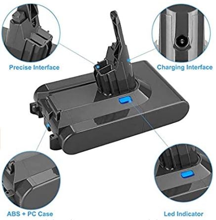 Dyson V8 Compatible Replacement Battery 4800mAh