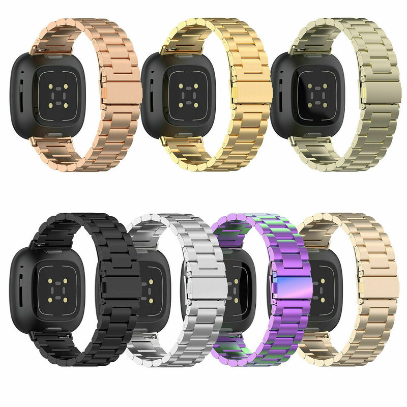 Stainless Steel Watch Strap Belt Wristband Band for Fitbit Versa 3 Fitbit sense