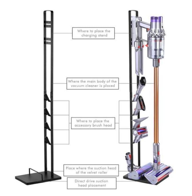 Freestanding Stick Vacuum Cleaner Stand Rack Holder For Dyson V6 V7 V8 10 11