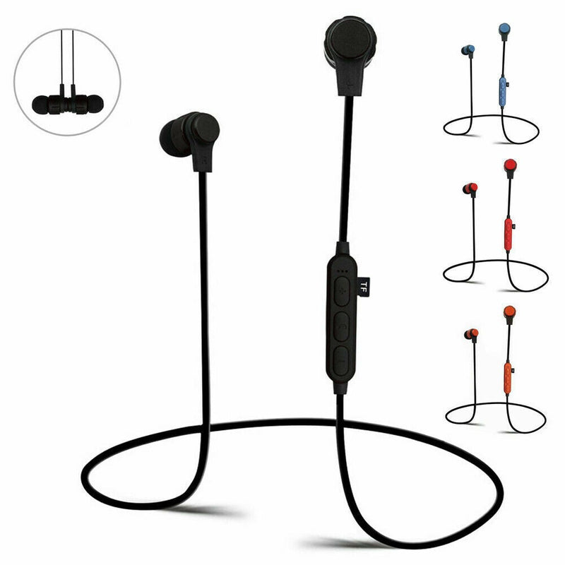 Sweatproof Wireless Bluetooth Earphones Headphones Sport Gym For iPhone Samsung