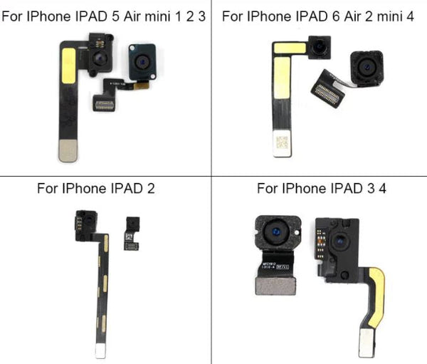 For iPad / Air / Mini 1 2 3 4 Front & Rear Camera Flex Cable Module Replacement