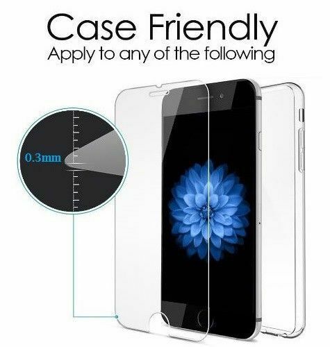 4x iPhone 12 Pro 11 X Max 8 Plus 7 Tempered Glass Screen Protector