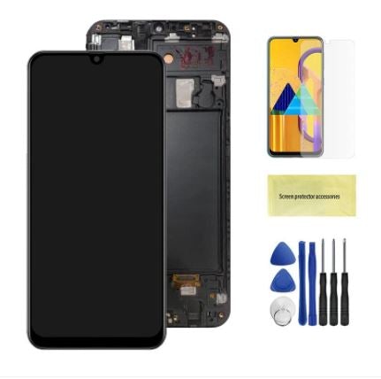 For Samsung Galaxy A20 A205 LCD Display Touch Screen Digitizer Frame Replacement