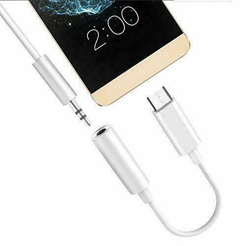 USB Type C to 3.5mm Headphone Audio Aux Stereo Cable Adapter For LG Xiaomi