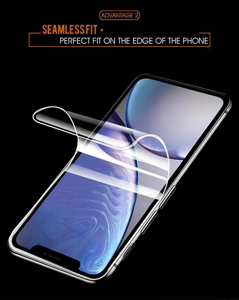 3x For iPhone 12 11 Pro XS Max X XR 8 7 6 Plus Premium Hydrogel Screen Protector