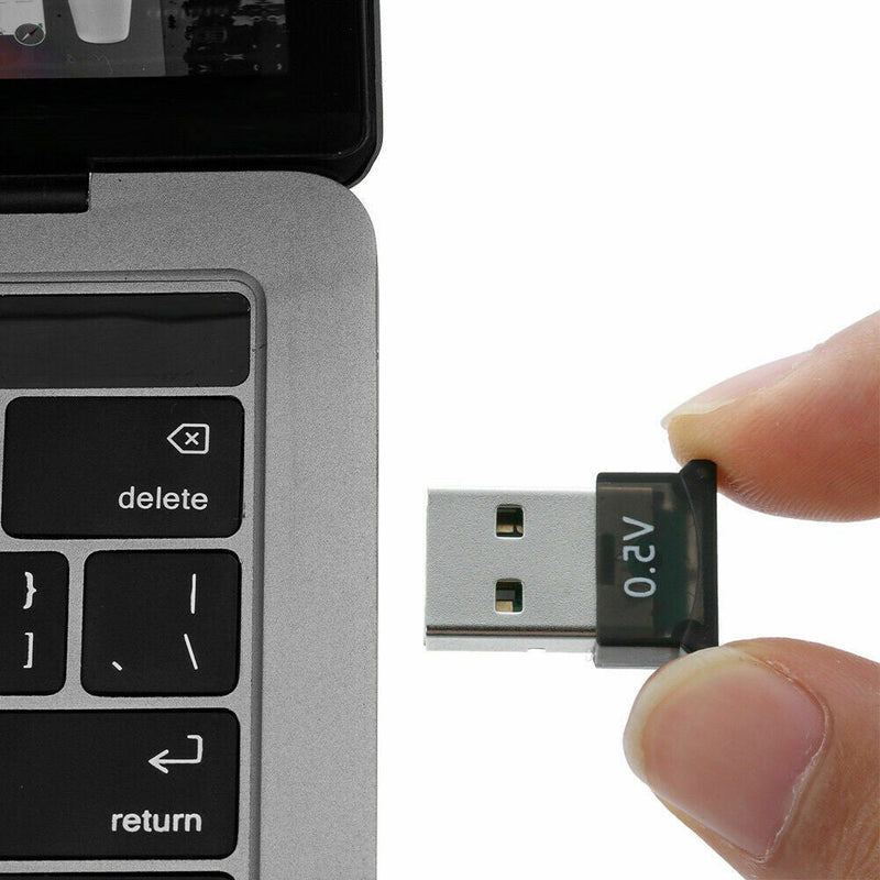 Mini Wireless USB Bluetooth V5.0 Dongle Adapter For Windows 7 8 10 PC Laptop Mac