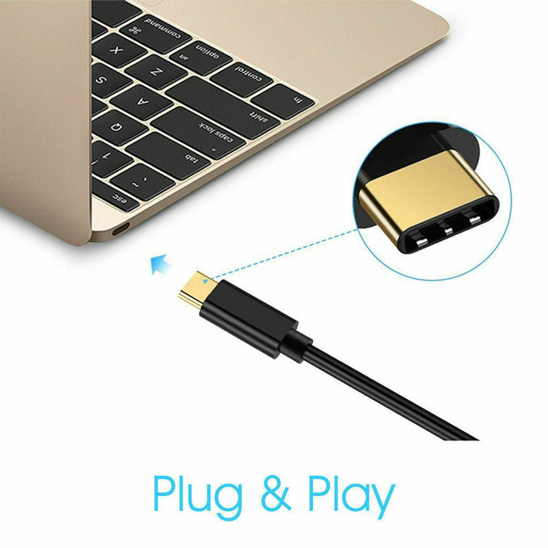 USB C To HDMI Cable USB Type C Male To HDMI Male 4K Cable For Macbook Chromebook