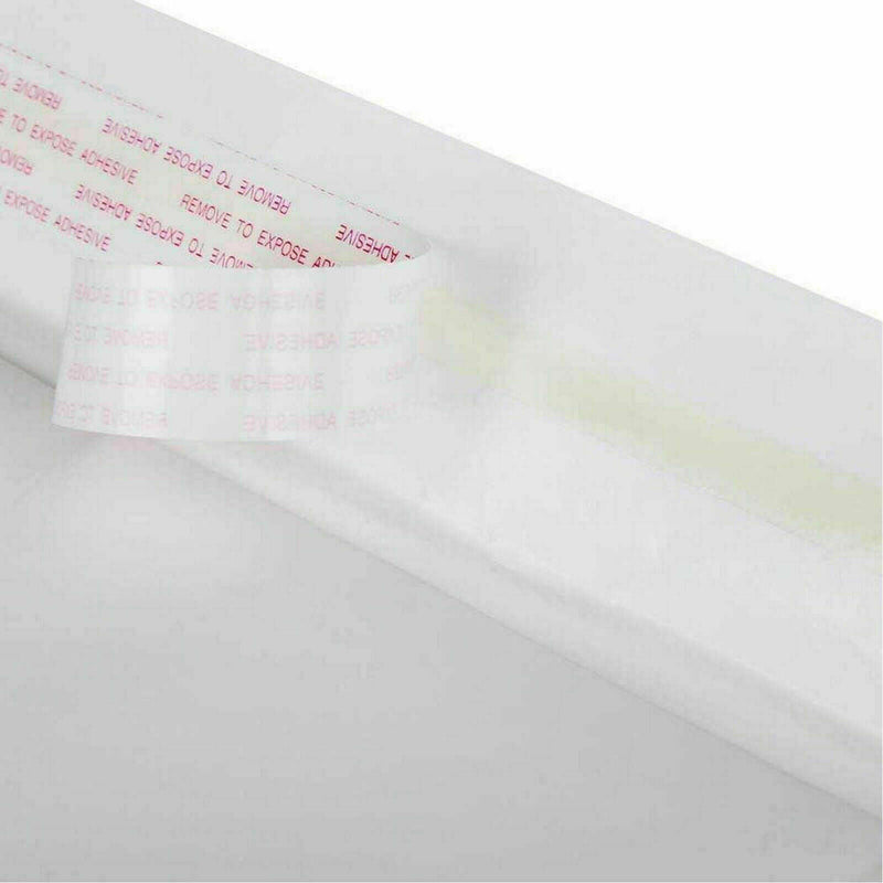 200x Bubble Mailer 140x210mm Padded Envelope White Kraft Paper Plain Bag