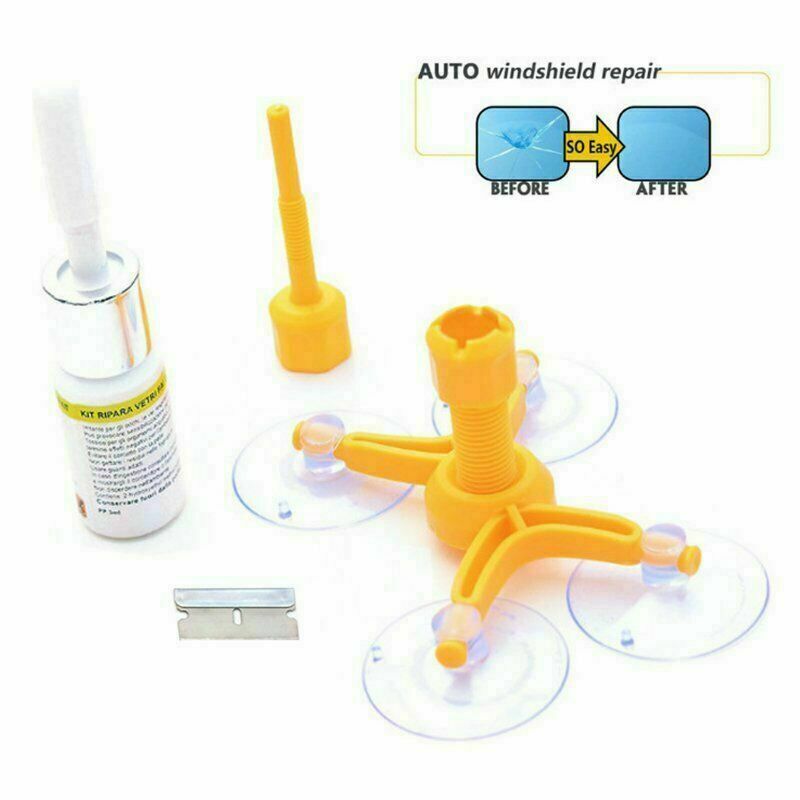 Windows Tool Crack Remove Chip Resin Glass Recovery Car Windscreen Repair Kit