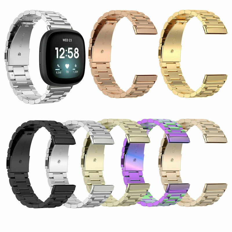 Stainless Steel Watch Strap Belt Wristband Band for Fitbit Versa 3 Fitbit sense