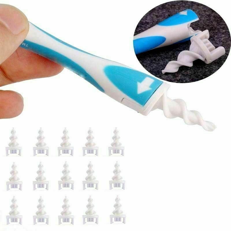 Household Safety Ear Cleaner Ear Wax Cleaner Earwax Remover Tool Ear Wax Remover Soft Silicone Spiral Earwax Remover Tool