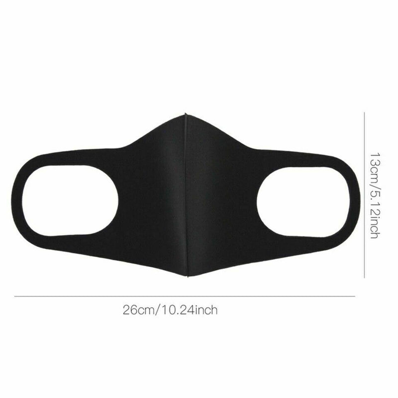 10 Pcs Breathable Mouth Mask Unisex Face Mask Reusable Anti Pollution Face Shield Wind Proof Mouth Cover