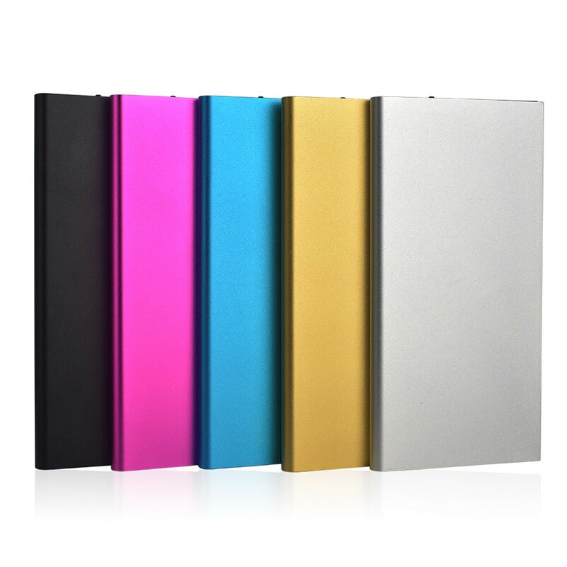 Portable Power Bank with Dual USB Battery Charger For iPhone Mobile Oppo Laptops