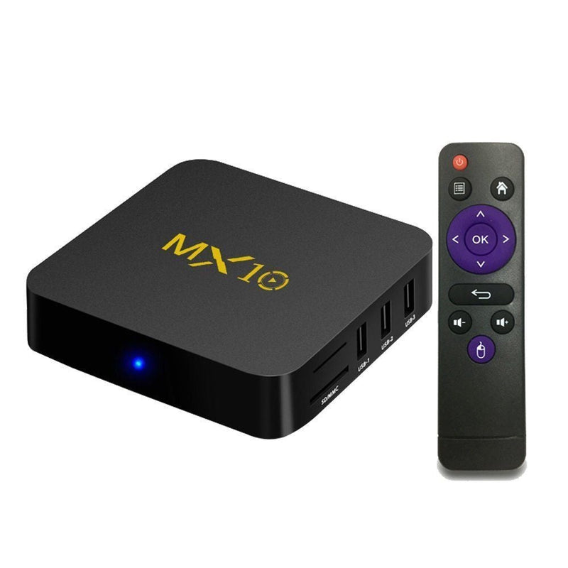 MX10 Android 9.1 Smart TV BOX 4GB+32GB Quad-core 4Ki Player AU