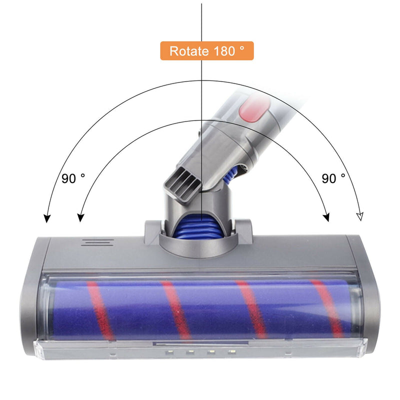 Fluffy Head For DYSON V7 V8 V10 V11 and V15 Vacuum | With LED Light