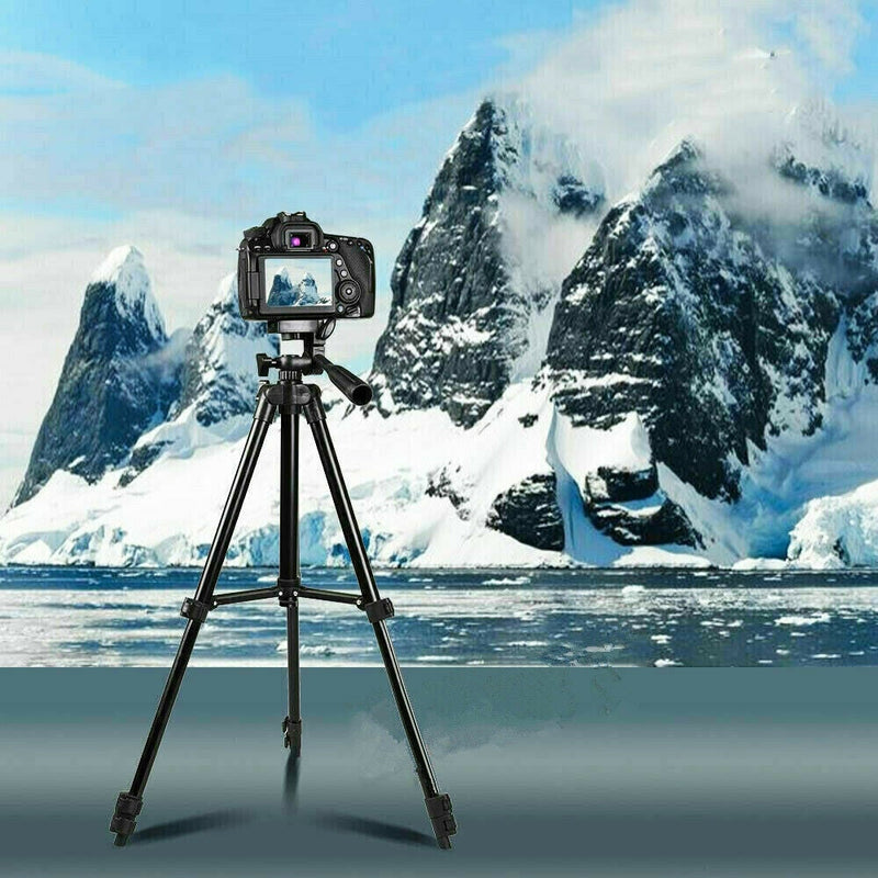 Adjustable Aluminum Tripod Stand Phone Holder For iPhone / Samsung / DSLR etc