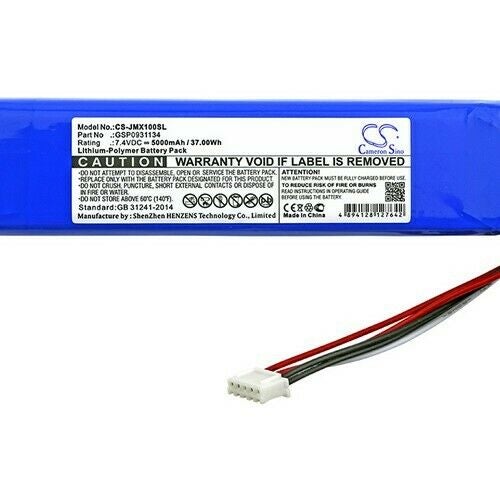 Battery For JBL JBLXTREME GSP0931134 Xtreme Speaker Battery 5000mAh