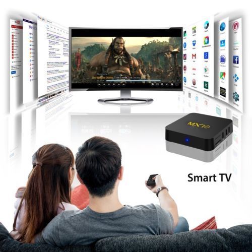 MX10 Android 9.1 Smart TV BOX 4GB+32GB Quad-core 4Ki Player AU