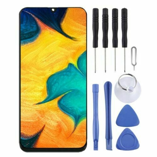 LCD Display Touch Digitizer Glass Replacement For Samsung Galaxy A30 BLACK