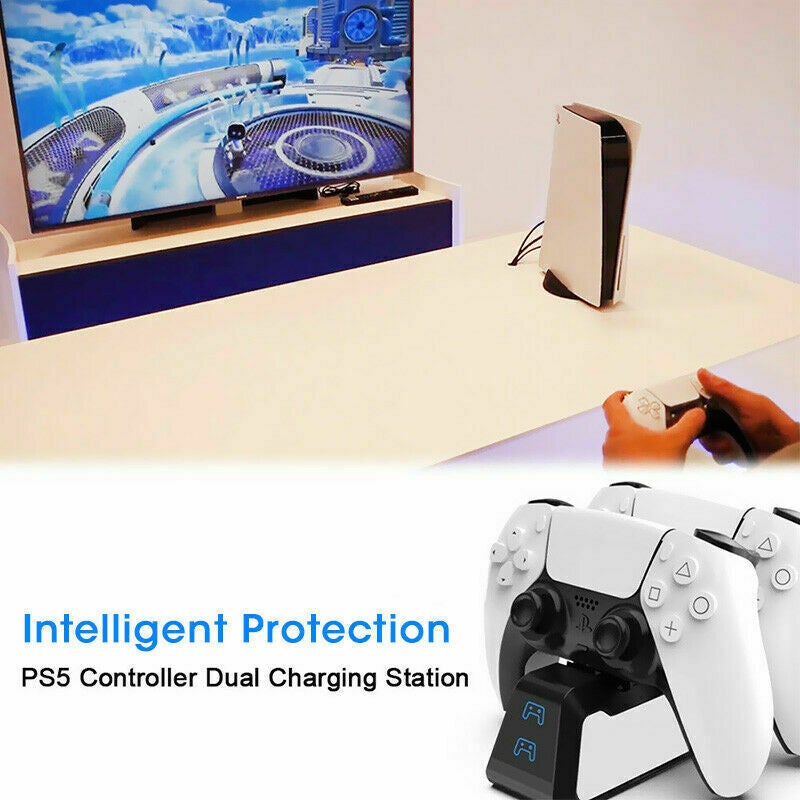 PS5 Handle Controller Dual Fast Charger Charging Dock Station For PlayStation 5