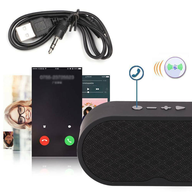 Rechargeable Wireless Bluetooth Speaker Portable Outdoor USB/TF/FM Radio Stereo