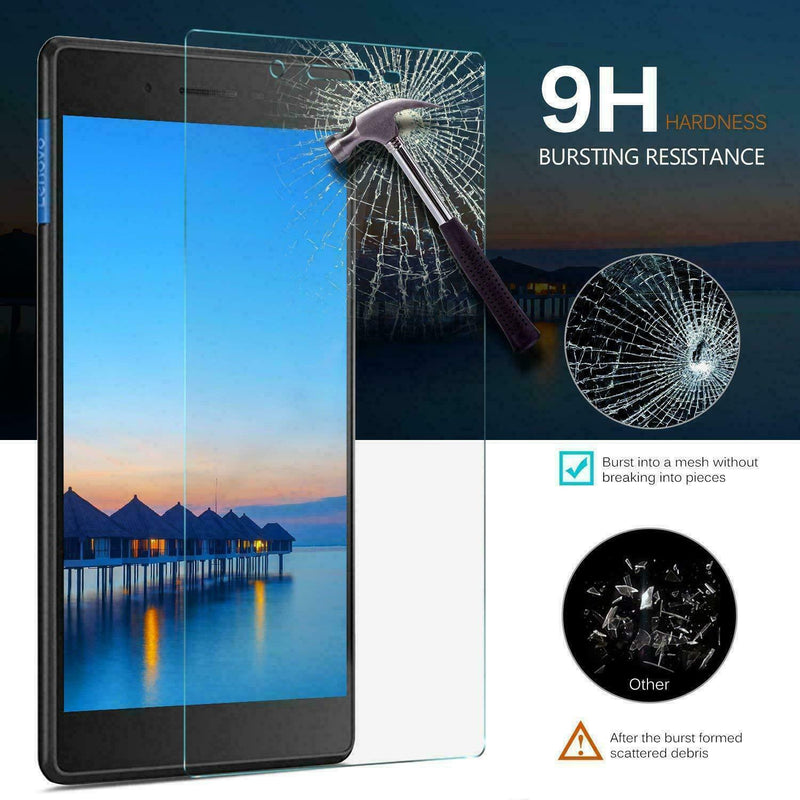 2 x For Lenovo Tab E7 E8 E10 M10 Yoga Tempered Glass Screen Protector Film Guard