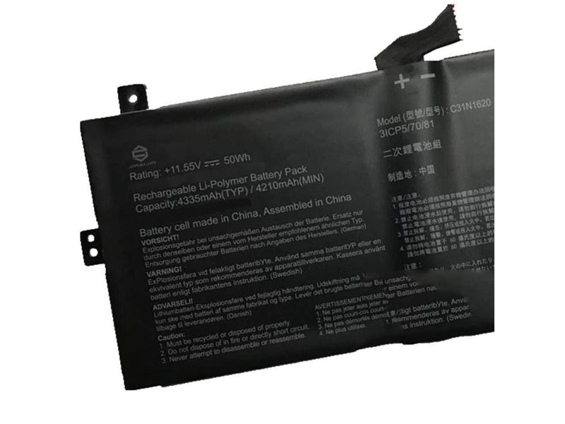 Battery for ASUS ZenBooK UX430 UX430UQ PU404 C31N1620 50Wh