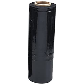 Stretch Film BLACK Hand Use 500mm x 450m | 25UM Pallet Shrink Wrap 1 / 2 / 4 / 8