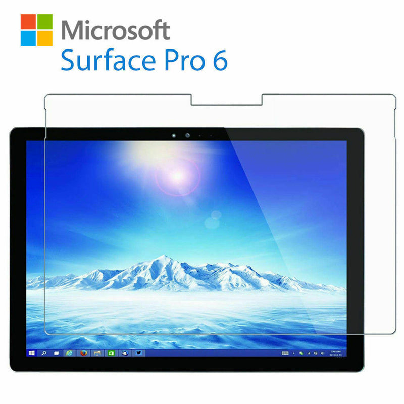 2x Microsoft Surface Pro 6 5 4 7 X Go Surface Book Tempered Glass Screen Protector