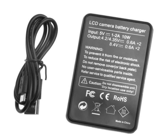 Dual Battery Charger For CANON LP-E6 EOS 6D 7D 70D 60D 5D Mark III Mark II SLR