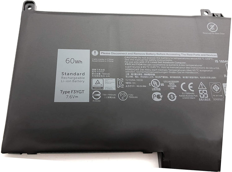 NEW Battery For Dell Latitude 12/13/14 7000 7280 7290 7380 7390 7480 7490 F3YGT