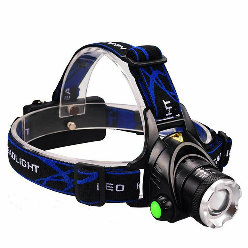 LED Outdoor Headlamp Camping Headlight Flashlight Head Torch Light Rechargeable