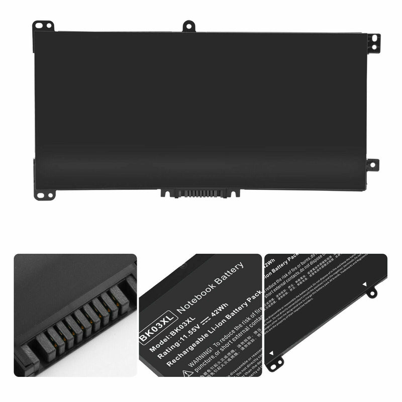 BK03XL Battery for Hp Pavilion x360 14-ba series HSTNN-UB7G TPN-W125 916366-541