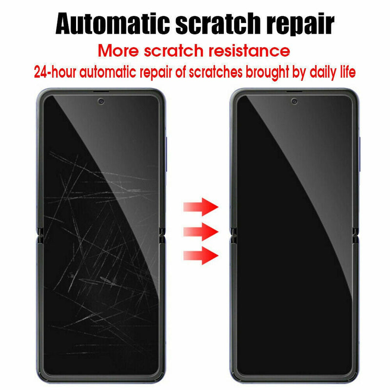 For Samsung Galaxy Z Flip HYDROGEL 3in1 FLEXIBLE Crystal Front Screen Protector