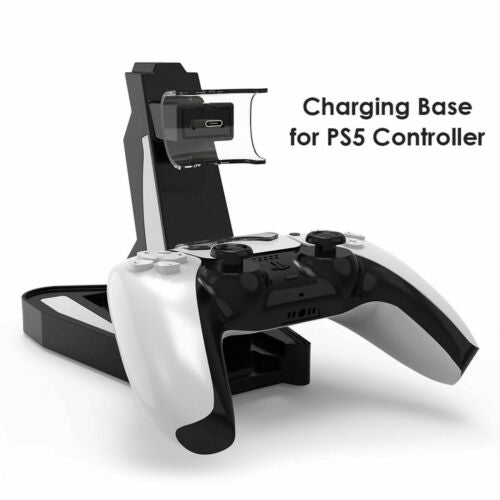 Controller Charger Charging Station Dock for PS5 Gamepad Stand Holder Gaming WU