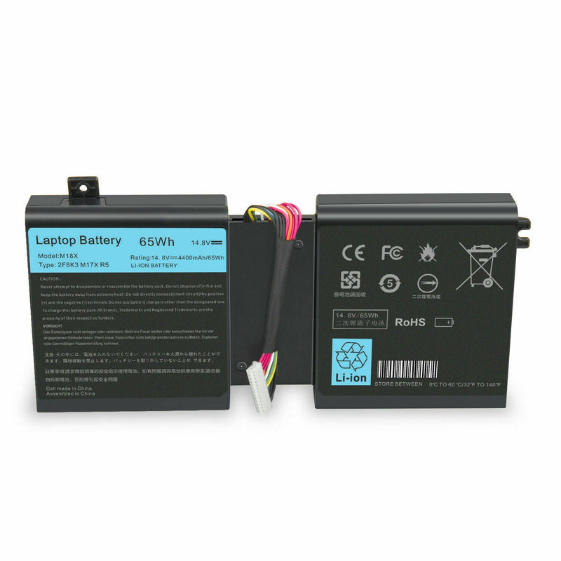 Battery For Dell AlienWare 17 18 M18x M17x R5 M18X R3 2F8K3 KJ2PX G33TT Laptop