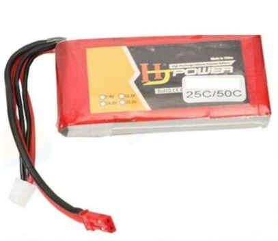 2s 7.4v 1300mAh 25C Lipo Li-Po Battery w/ Jst Plug for RC FPV Drone Heli Car