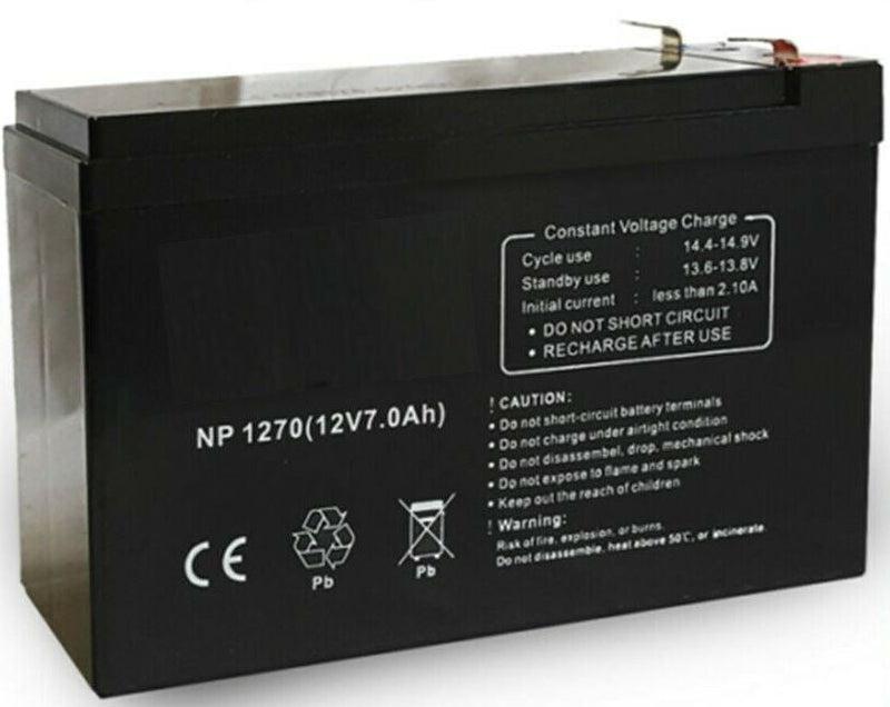 FAST CHARGE 12V 7Ah SLA AGM Battery for NBN Security Alarm Eaton Toy Car Scooter