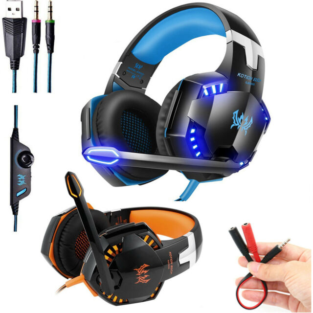 3.5mm Gaming Headset MIC NEW Headphones Surround for PC Mac Laptop PS4 Xbox One