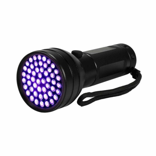 51 LED UV Flashlight Torch Light Lamp Ultraviolet Blacklight Aluminum 395 nM AUS