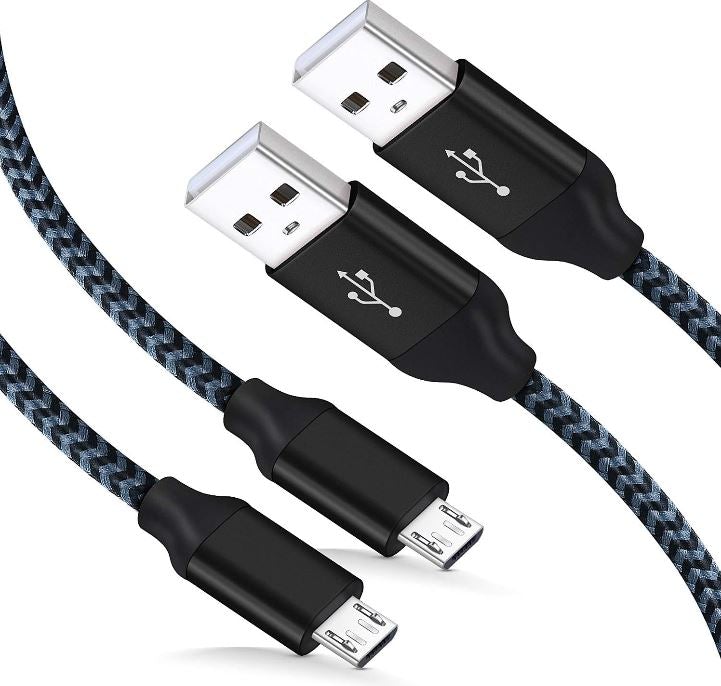 Strong Braided Micro USB Data Sync Charger Cable Cord Android Samsung S7 S6 Oppo