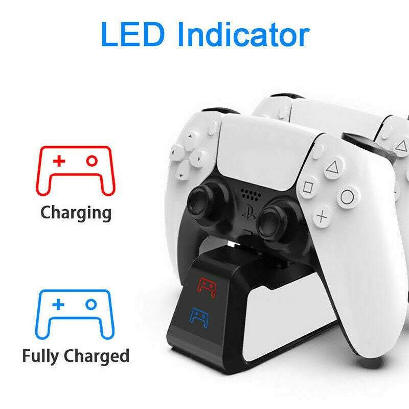 PS5 Handle Controller Dual Fast Charger Charging Dock Station For PlayStation 5