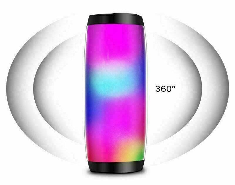 LED Bluetooth Speaker Music Light Speaker with Radio