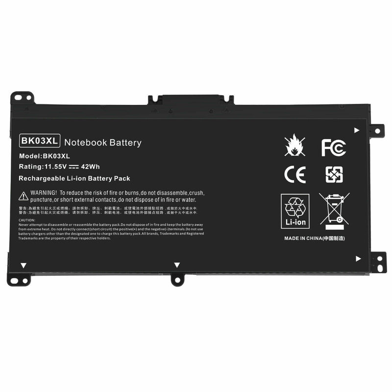 BK03XL Battery for Hp Pavilion x360 14-ba series HSTNN-UB7G TPN-W125 916366-541