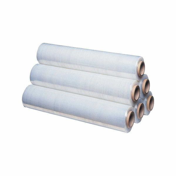 Stretch Film | Pallet Wrap CLEAR Hand Use 500mm x 450m | 25UM Pallet Wrap