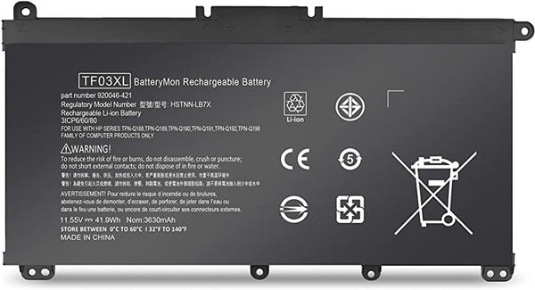 HP TF03XL Compatible Battery HP Pavilion 15-cc 15-cc129tx 15-cd 15-cd004au 17-ar050wn