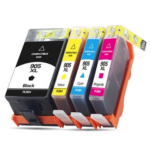 4x Generic 905XL Ink Cartridge For HP Officejet Pro 6950 6956 6960 6970 New Chip