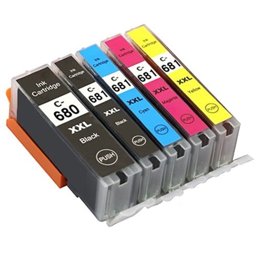 5 Ink For Canon 680XXL 681XXL PIXMA TR7560 TR8560 TS6100 TS6160 TS6260 TS6360 AU